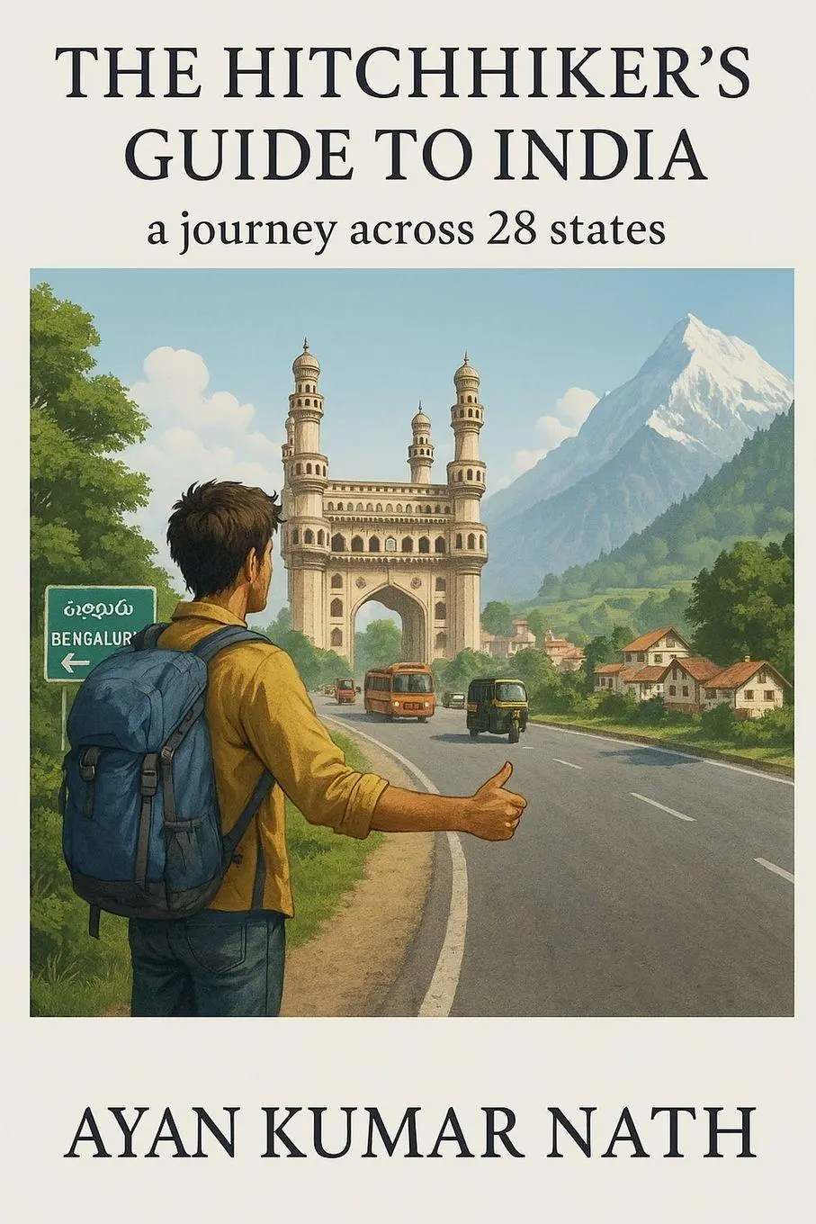 Cover: 9798227942777 | The Hitchhiker's Guide To India - a journey across 28 states | Nath