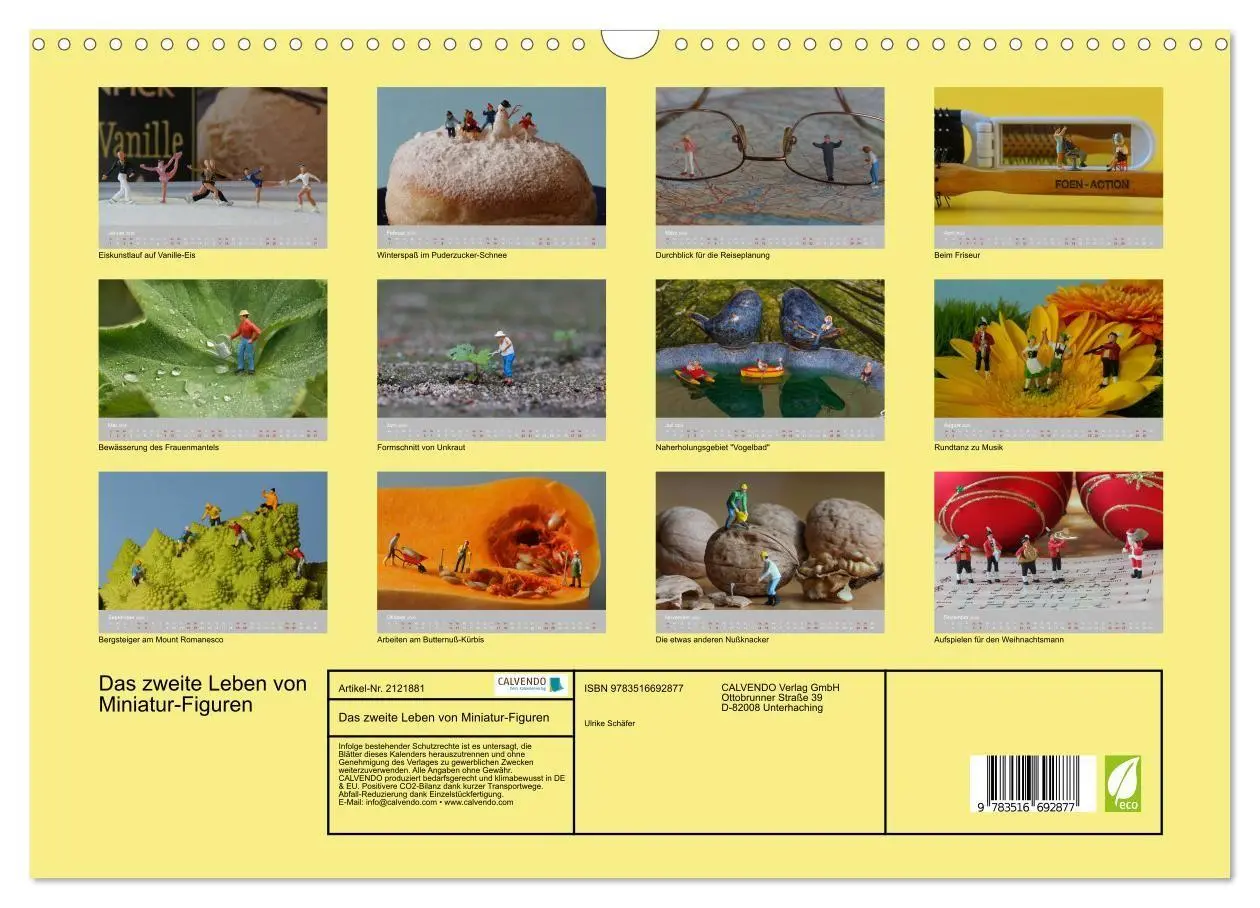 Bild: 9783516692877 | Das zweite Leben von Miniatur-Figuren (Wandkalender 2026 DIN A3...