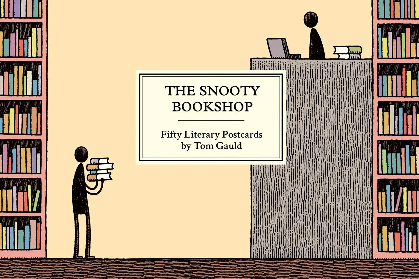 Cover: 9781770462977 | The Snooty Bookshop | Fifty Literary Postcards by Tom Gauld | Gauld