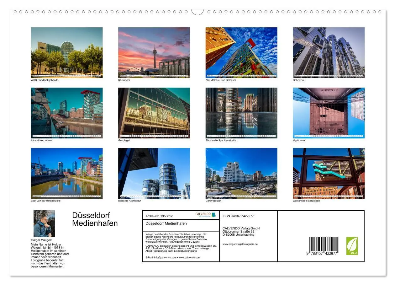 Bild: 9783457422977 | Düsseldorf Medienhafen (hochwertiger Premium Wandkalender 2026 DIN...