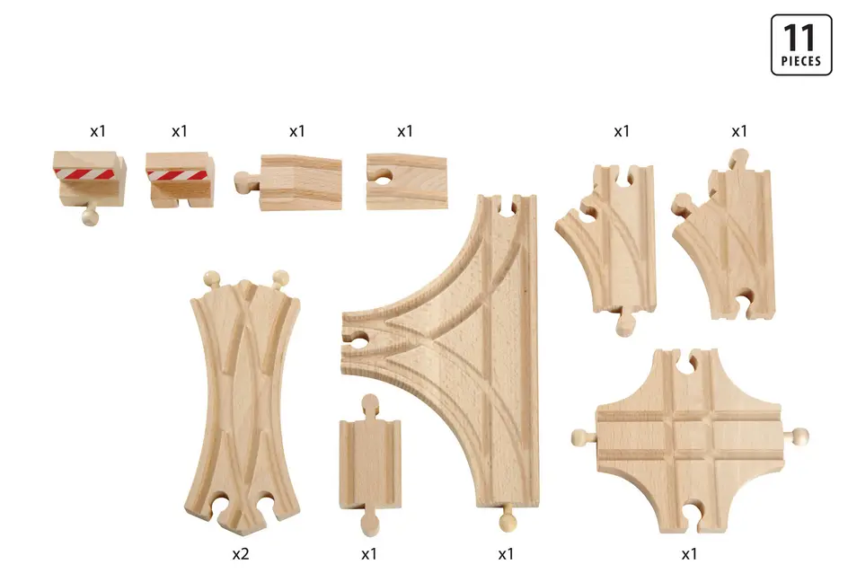 Bild: 7312350333077 | BRIO World - Schienen- und Weichensortiment | Spiel | 63330700 | 2019