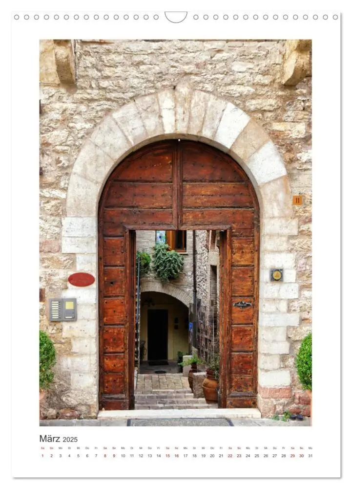 Bild: 9783435913077 | Assisi - Die Stadt zweier großer Heiliger (Wandkalender 2025 DIN A3...