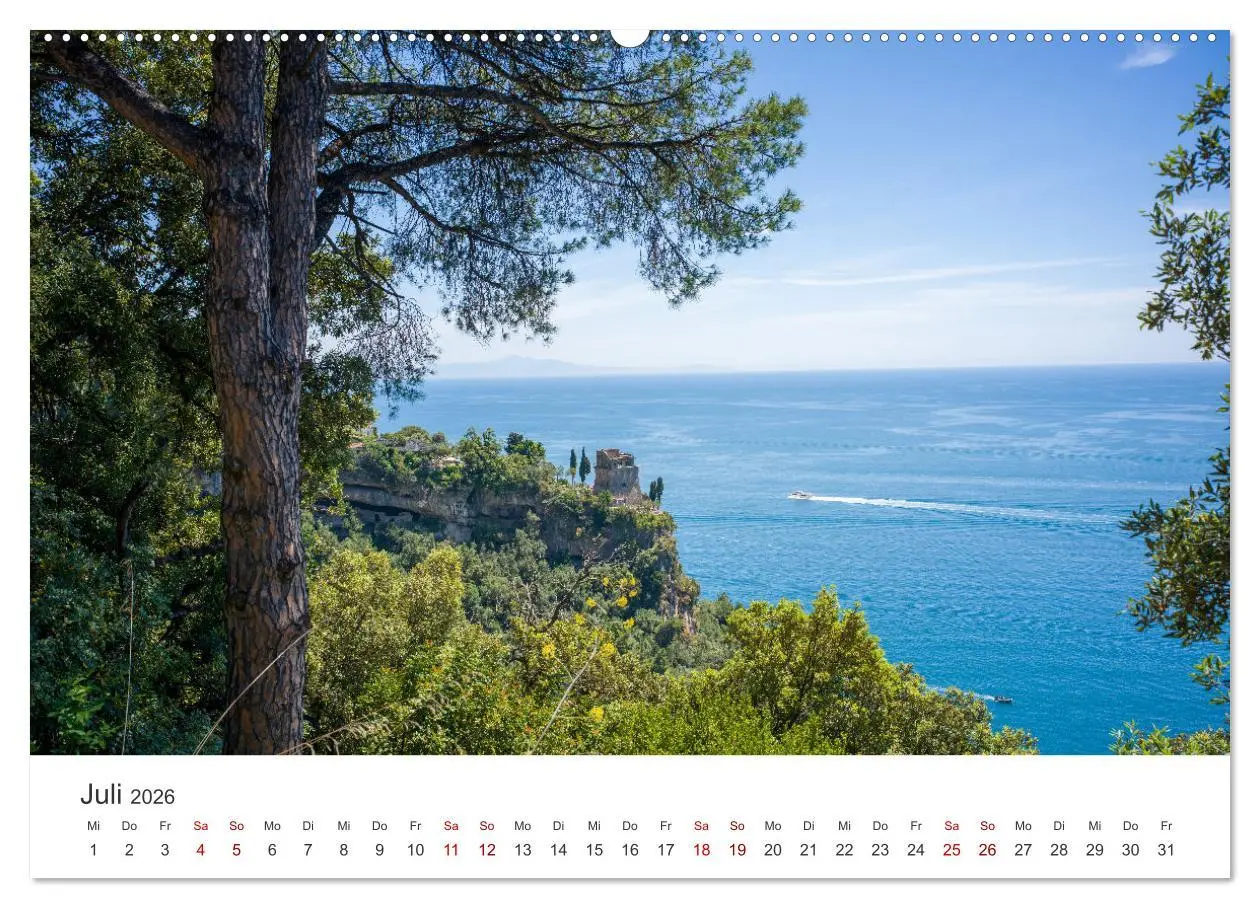 Bild: 9783457313077 | Malerische Amalfiküste (Wandkalender 2026 DIN A2 quer), CALVENDO...