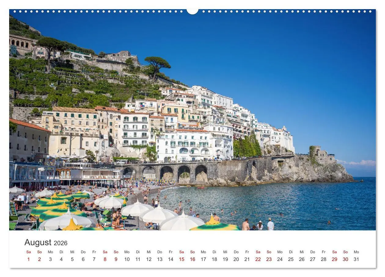 Bild: 9783457313077 | Malerische Amalfiküste (Wandkalender 2026 DIN A2 quer), CALVENDO...