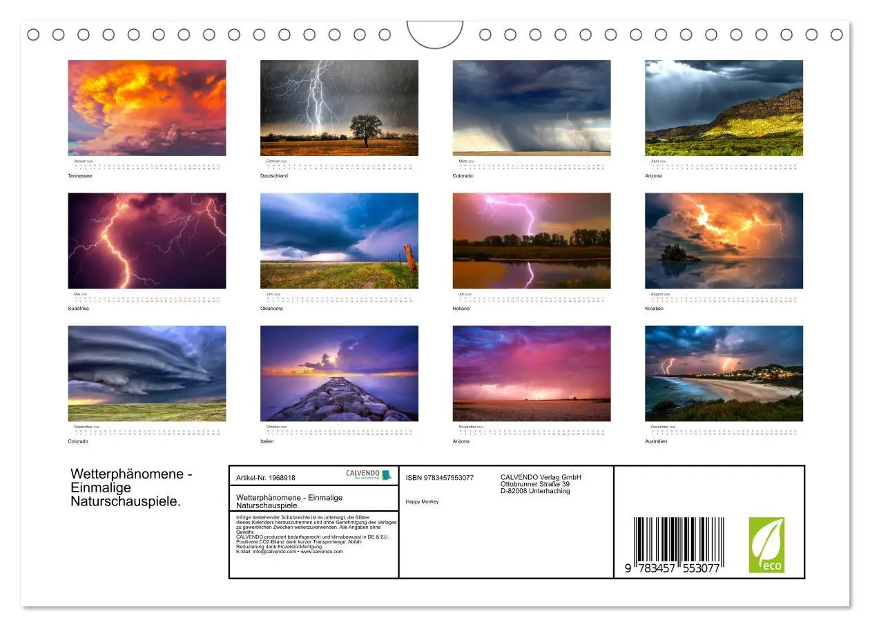 Bild: 9783457553077 | Wetterphänomene - Einmalige Naturschauspiele. (Wandkalender 2026...