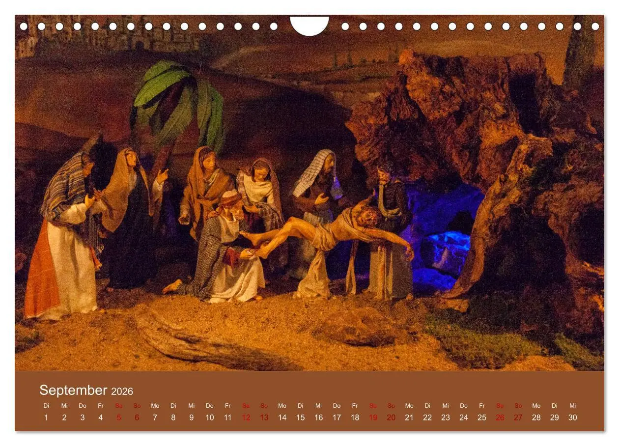 Bild: 9783457863077 | Passionskrippen (Wandkalender 2026 DIN A4 quer), CALVENDO...