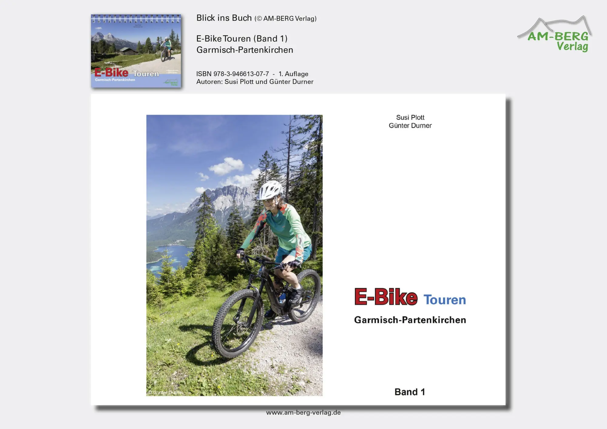 Bild: 9783946613077 | E-Bike Touren Garmisch-Partenkirchen Band 1 | Mit CD | Plott (u. a.)