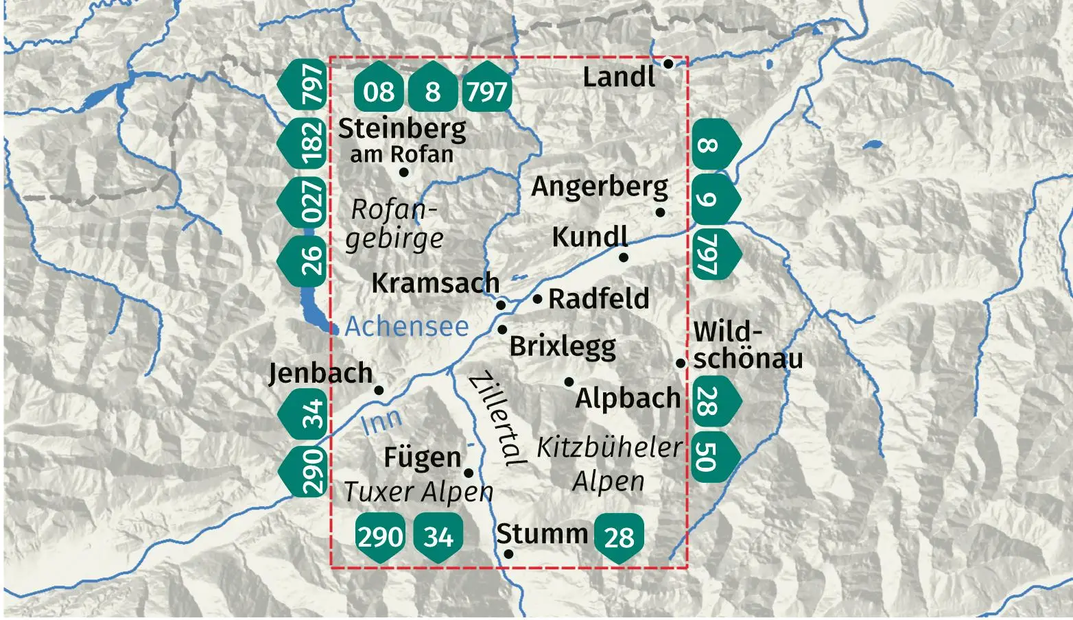 Bild: 9783991543077 | KOMPASS Wanderkarte 028 Alpbachtal, Seenland 1:25.000 | (Land-)Karte