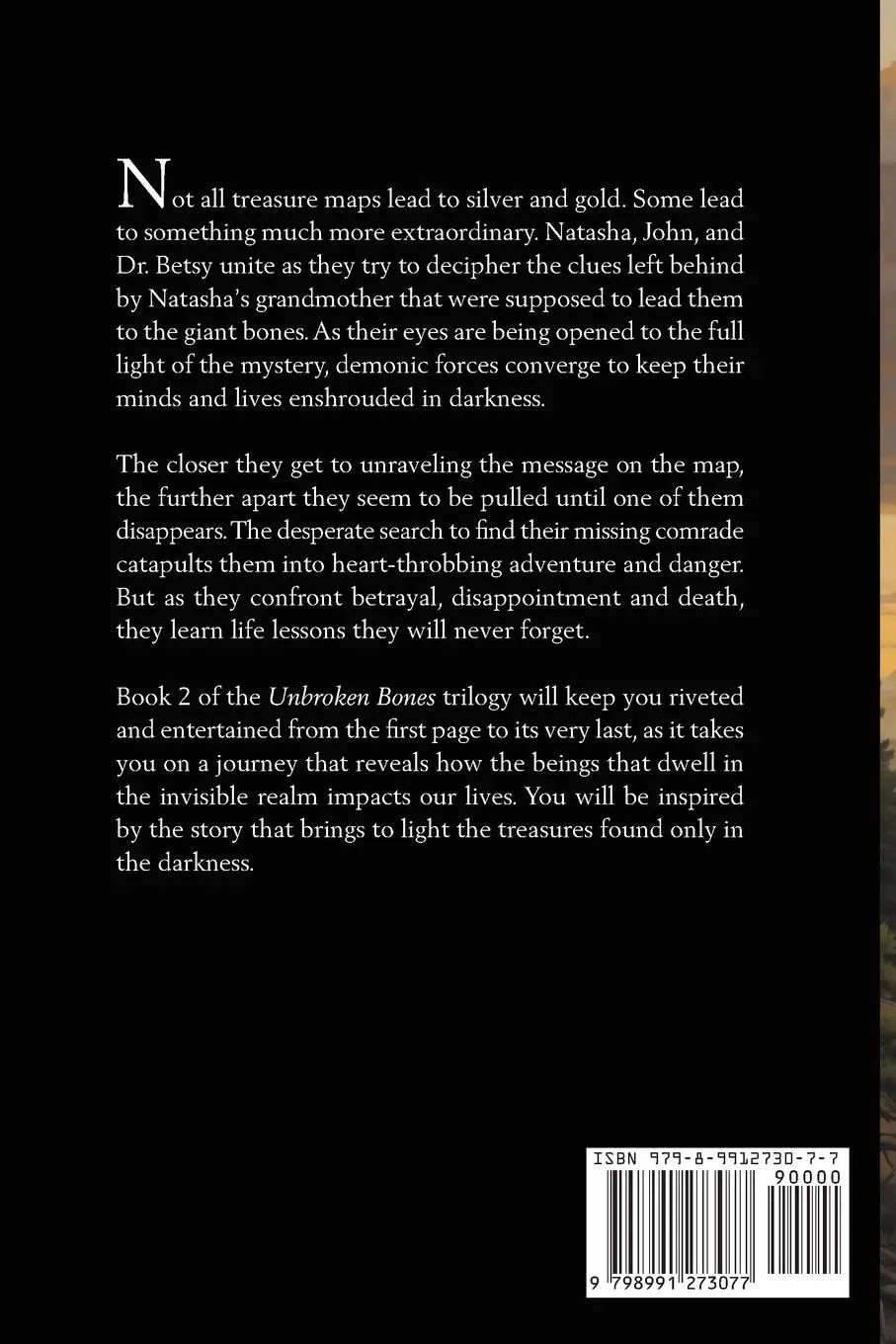 Rückseite: 9798991273077 | Unbroken Bones | Treasures of Darkness | Alana C. Marks | Taschenbuch