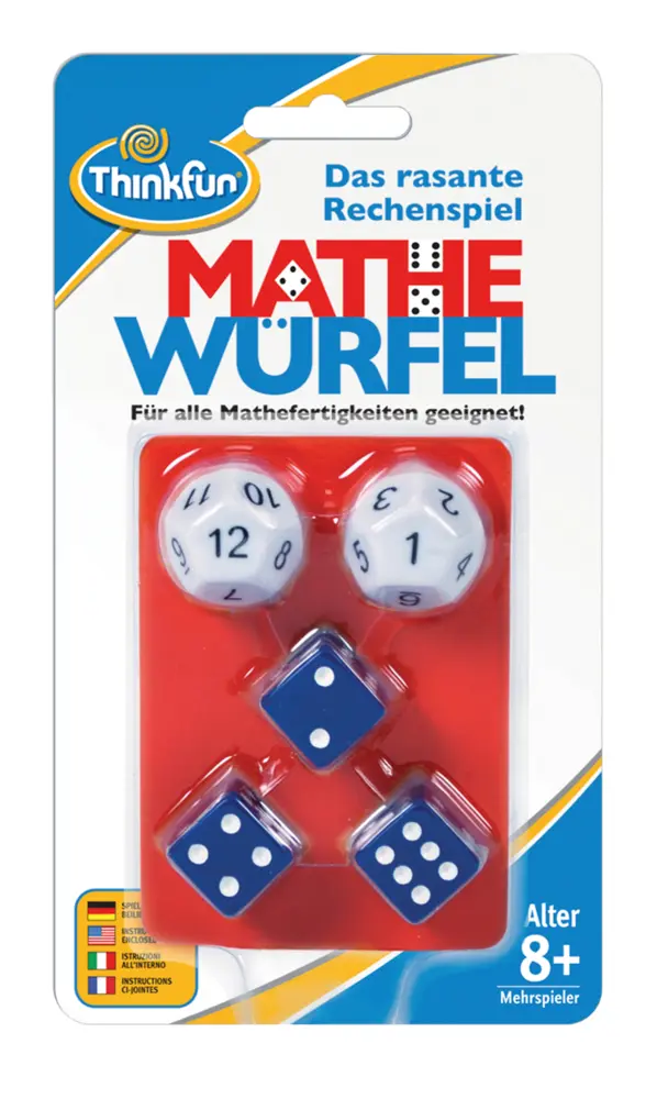 Cover: 4005556763177 | ThinkFun Mathe Würfel - Lernspiel ab 8 Jahre | Das rasante Rechenspiel