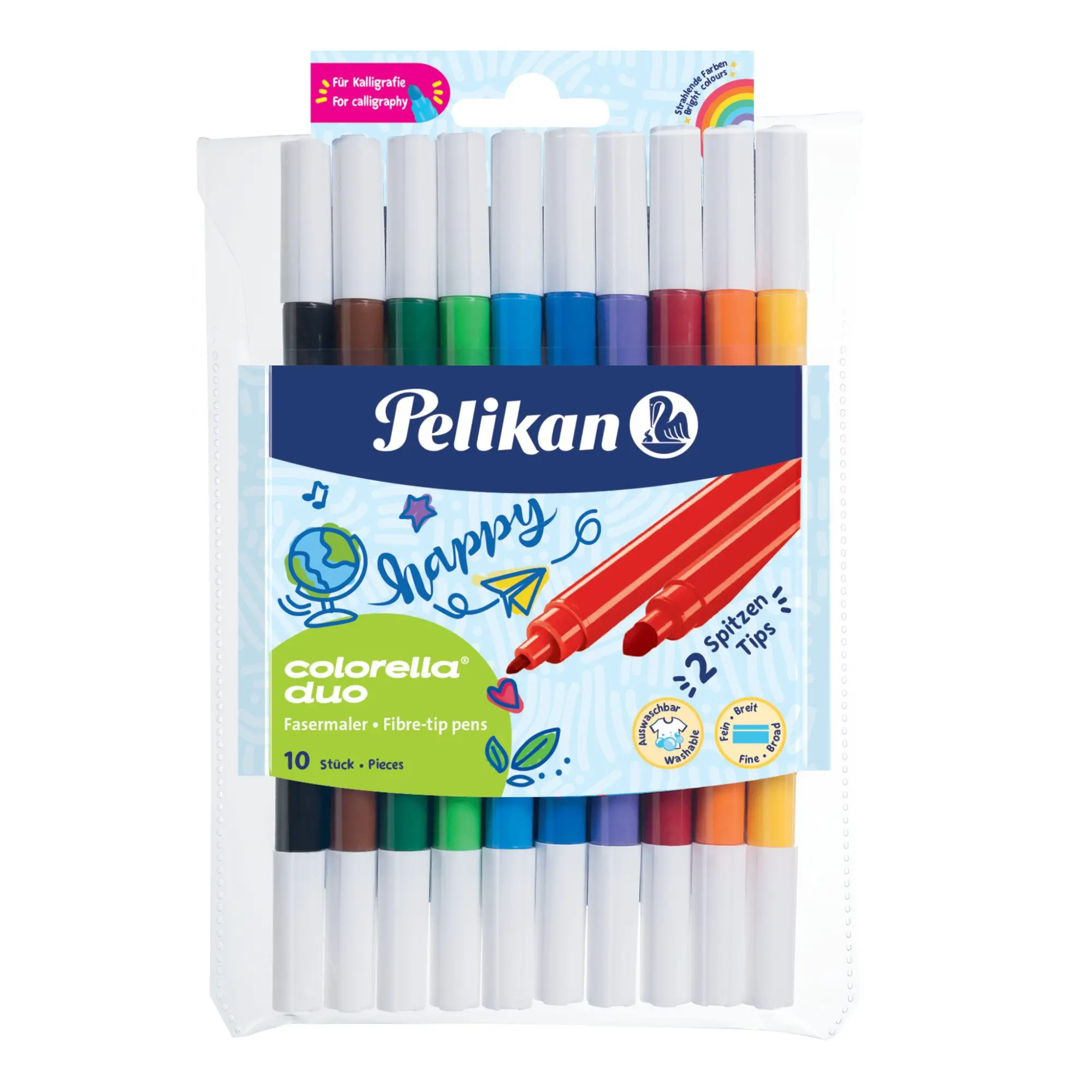Cover: 4012700973177 | Pelikan Faserstifte Colorella® Duo, 10er Set | Pelikan Colorella
