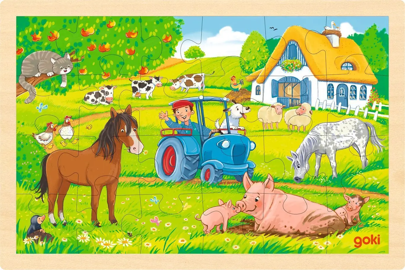 Cover: 4013594573177 | Einlegepuzzle Bauernhof | Spiel | Folie | 57317 | Deutsch | 2026