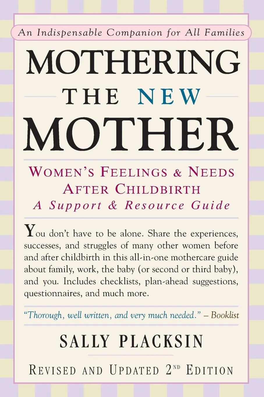 Cover: 9781557043177 | Mothering the New Mother | Sally Placksin | Taschenbuch | Englisch