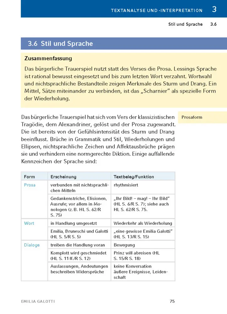 Bild: 9783129303177 | Emilia Galotti von Gotthold Ephraim Lessing | Gotthold Ephraim Lessing