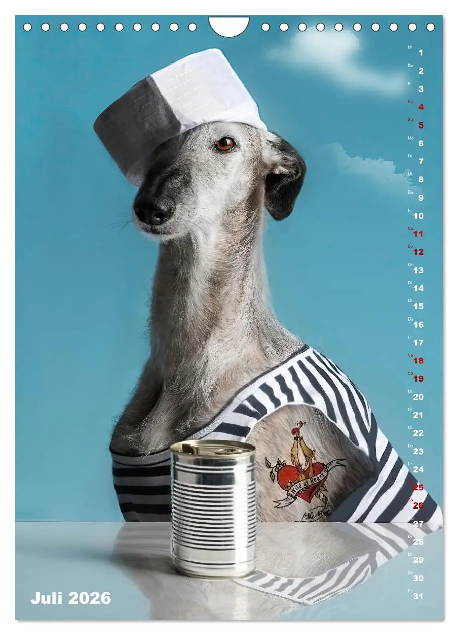 Bild: 9783457303177 | dogmuse deluxe (Wandkalender 2026 DIN A4 hoch), CALVENDO...