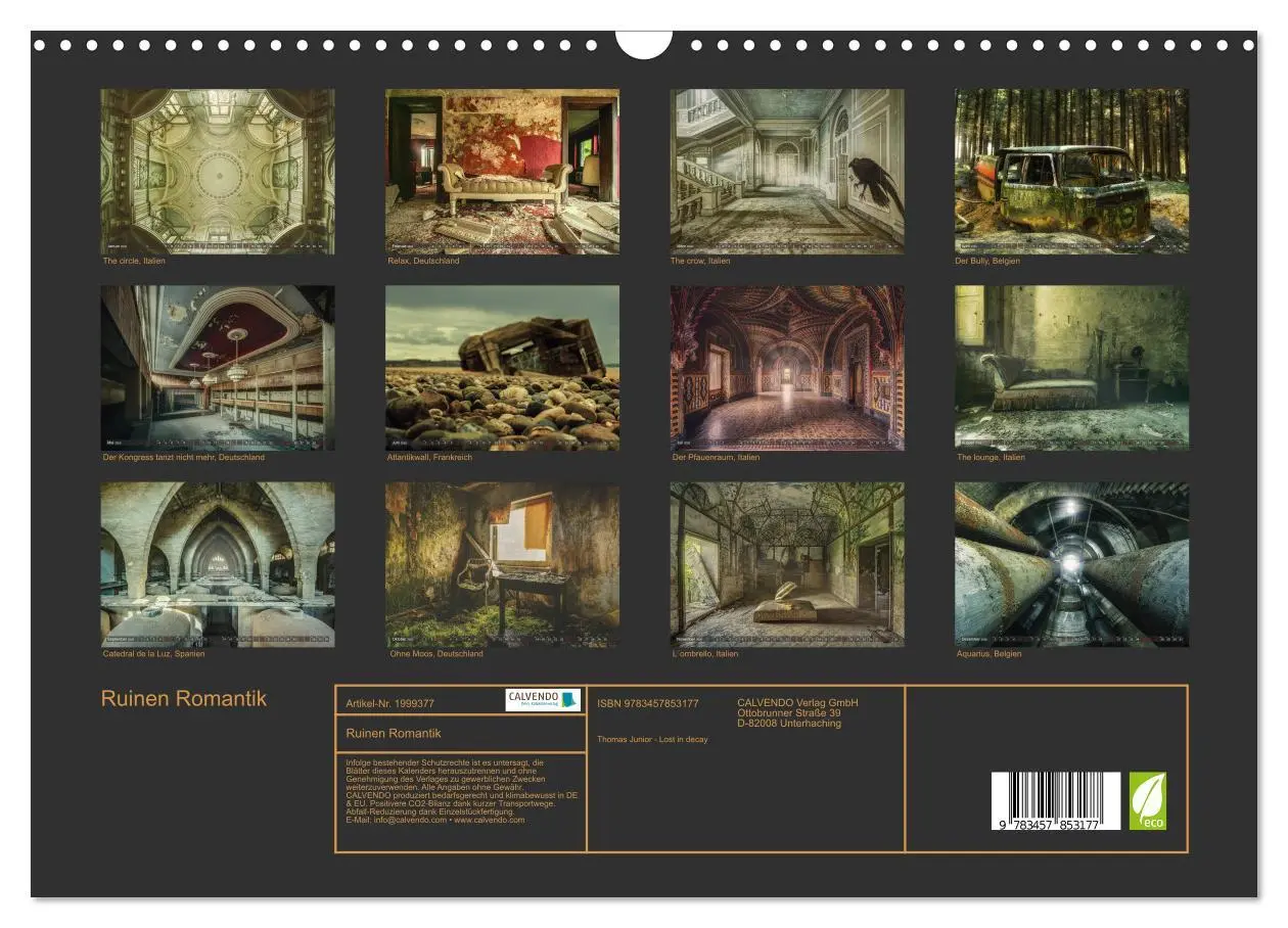 Bild: 9783457853177 | Ruinen Romantik (Wandkalender 2026 DIN A3 quer), CALVENDO...