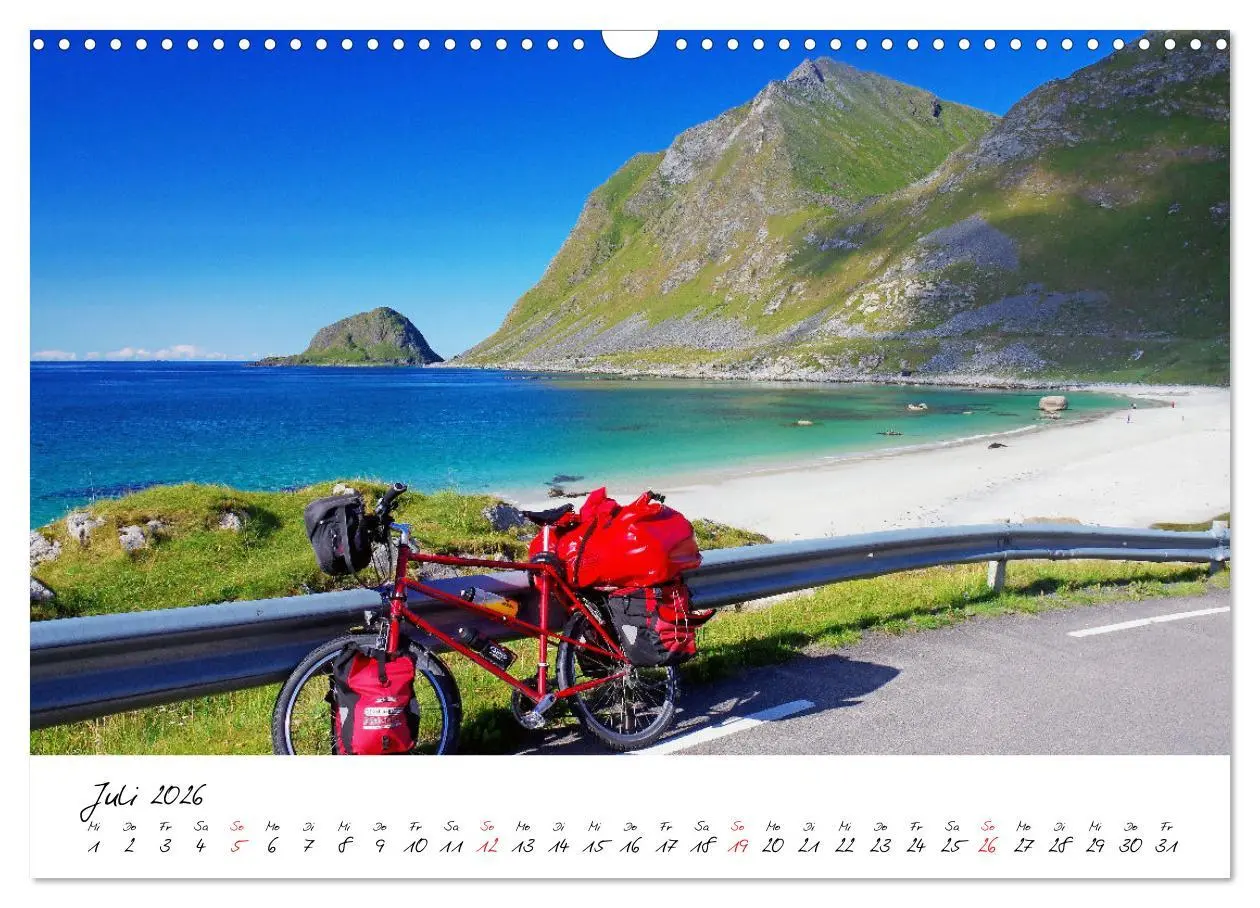Bild: 9783516013177 | Abenteuer Radreisen (Wandkalender 2026 DIN A3 quer), CALVENDO...