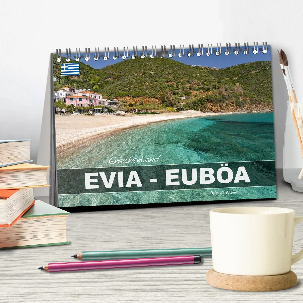 Bild: 9783516253177 | Griechenland - Euböa - Evia (Tischkalender 2026 DIN A5 quer),...
