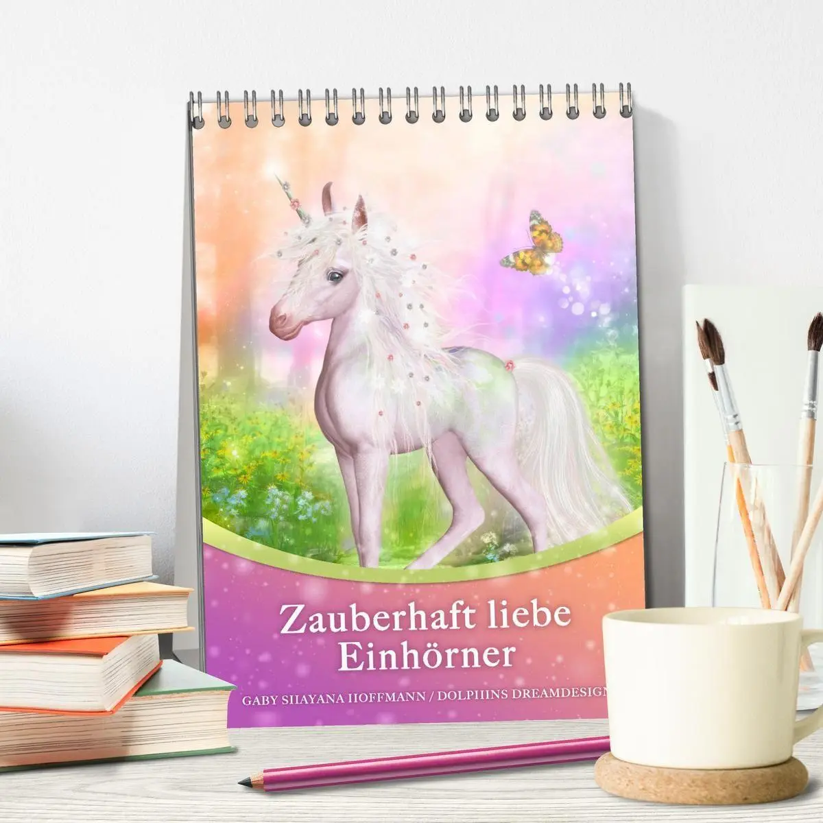 Bild: 9783569723177 | Zauberhaft liebe Einhörner - Kalender (Tischkalender 2027 DIN A5...