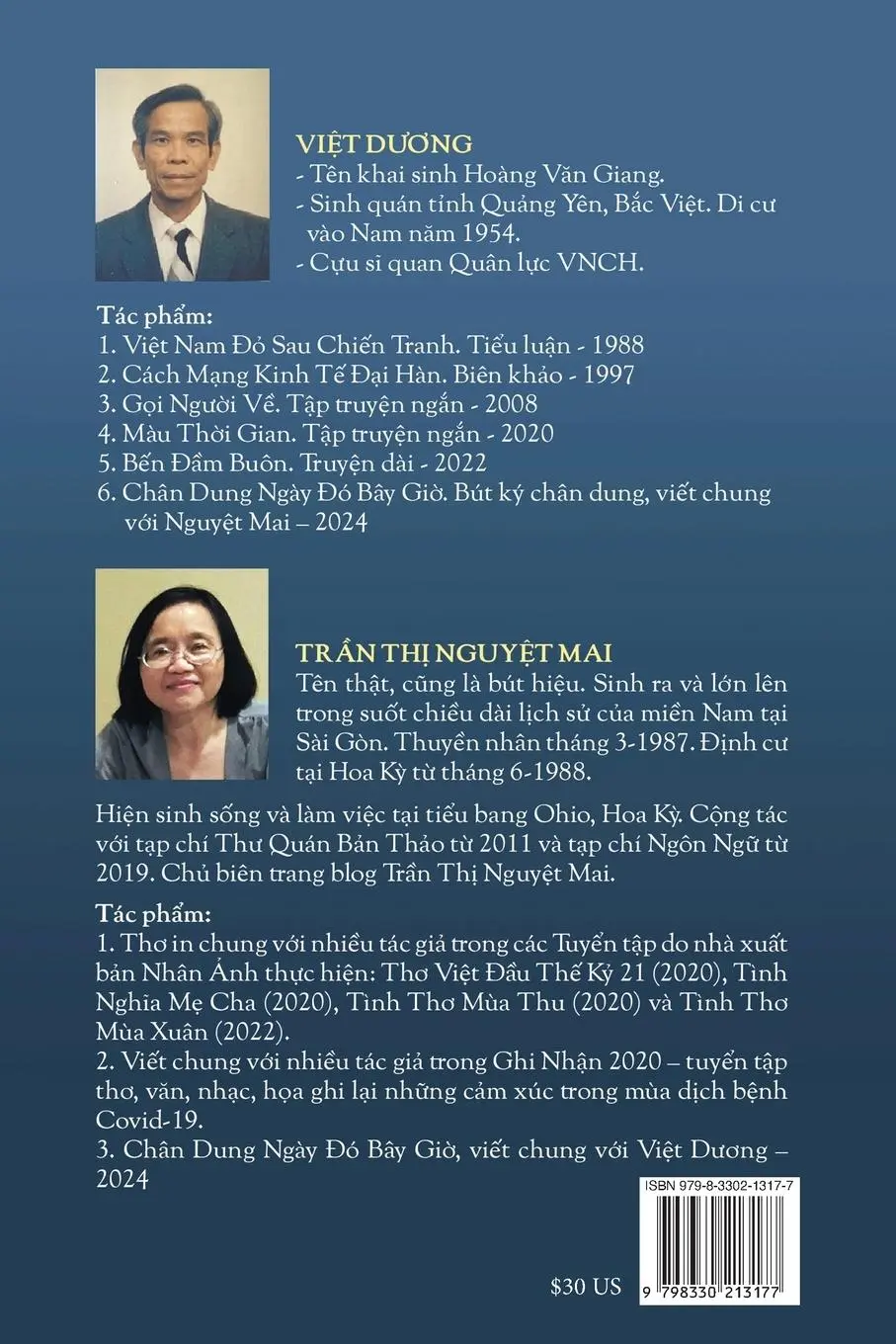 Rückseite: 9798330213177 | Chân Dung Ngày ¿ó Bây Gi¿ (soft - color) | Nguyet Mai Tran Thi (u. a.)