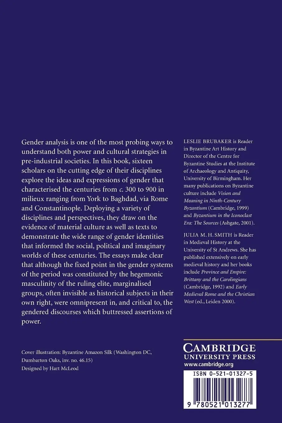 Rückseite: 9780521013277 | Gender in the Early Medieval World | East and West, 300 900 | Buch