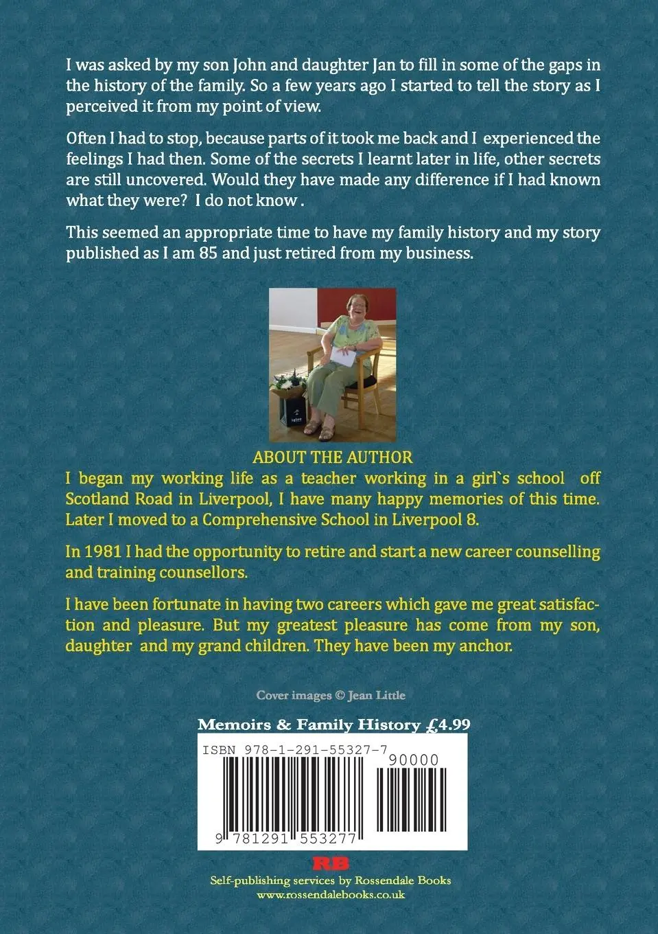 Rückseite: 9781291553277 | FAMILY OF SECRETS | A Family History | Jean Little | Taschenbuch