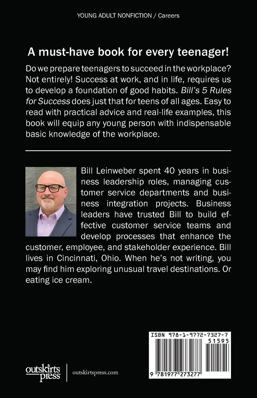 Rückseite: 9781977273277 | Bill's 5 Rules For Success | Bill Leinweber | Taschenbuch | Englisch