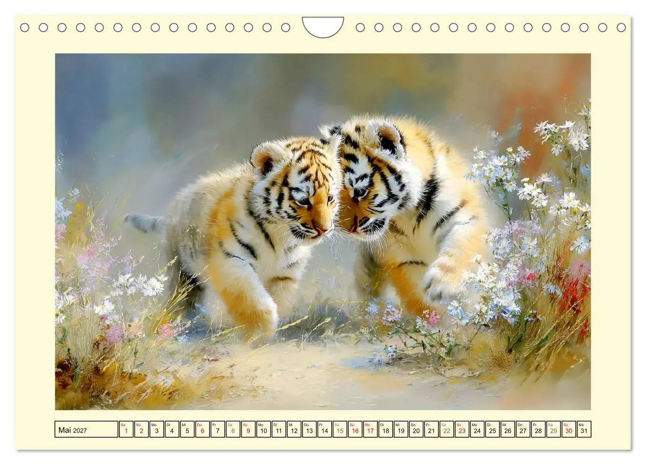 Bild: 9783516793277 | Raubkatzenkinder. Kleine Jäger im Licht der Wildnis (Wandkalender...