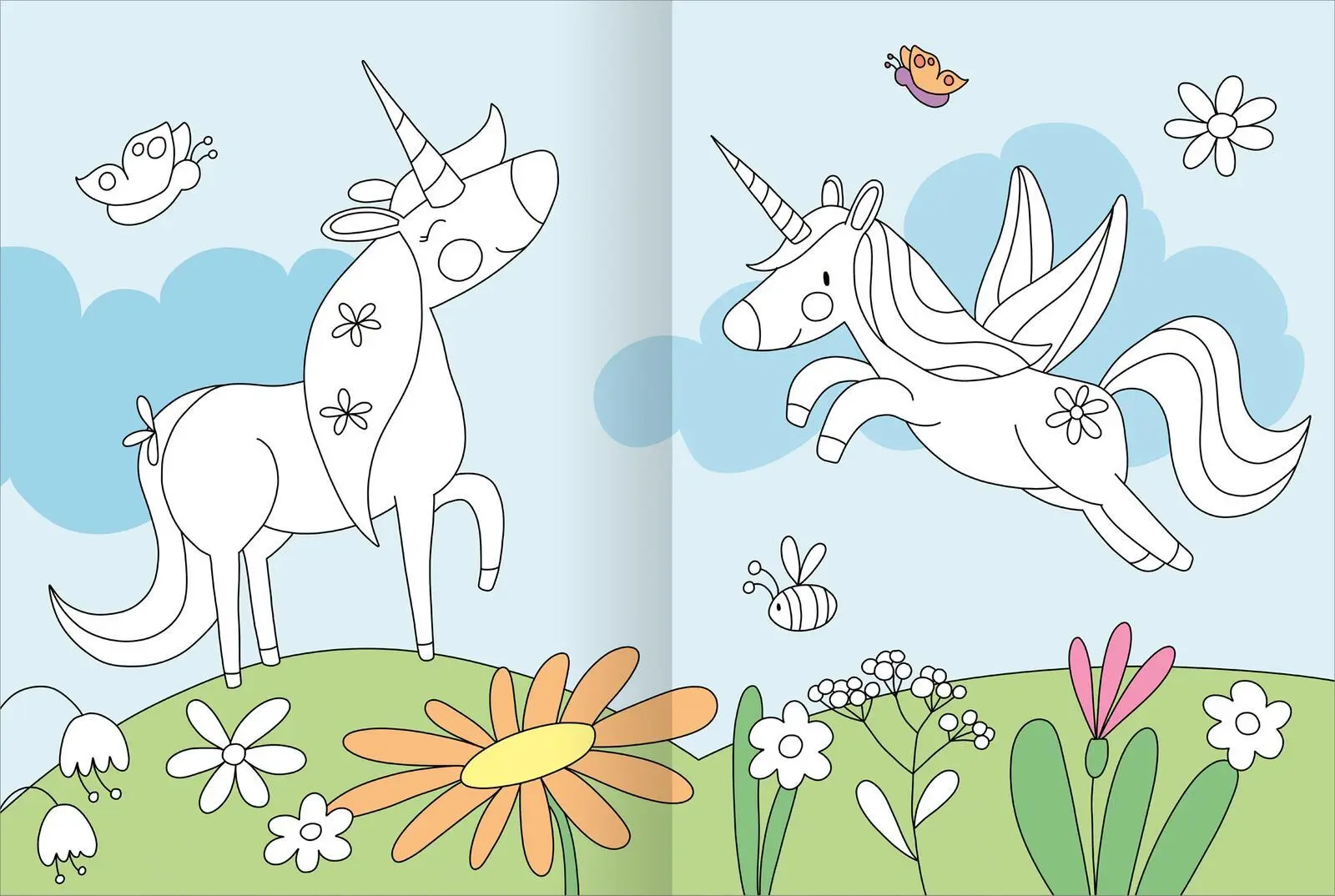 Bild: 9783845853277 | Mein großes buntes Malbuch - Einhörner | Ab 3 Jahren | Marlit Kraus