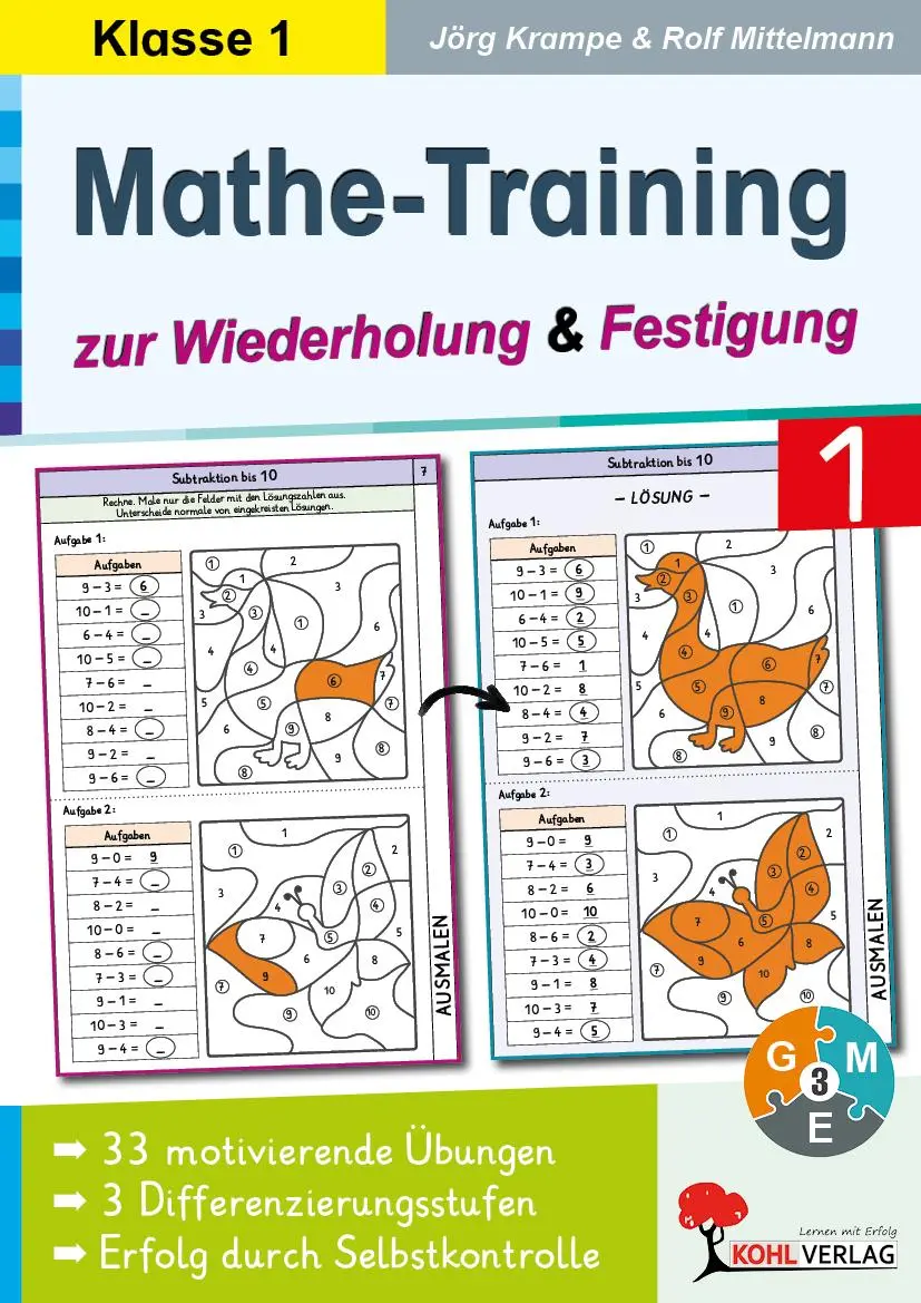 Cover: 9783988413277 | Mathe-Training zur Wiederholung und Festigung / Klasse 1 | Taschenbuch
