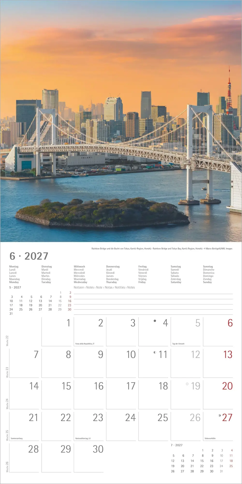 Bild: 4069095013377 | Japan 2027 | Neumann Verlage GmbH &amp; Co KG | Kalender | 14 S. | Deutsch