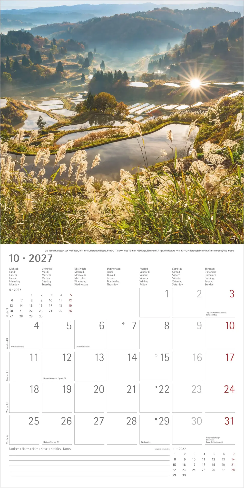 Bild: 4069095013377 | Japan 2027 | Neumann Verlage GmbH &amp; Co KG | Kalender | 14 S. | Deutsch