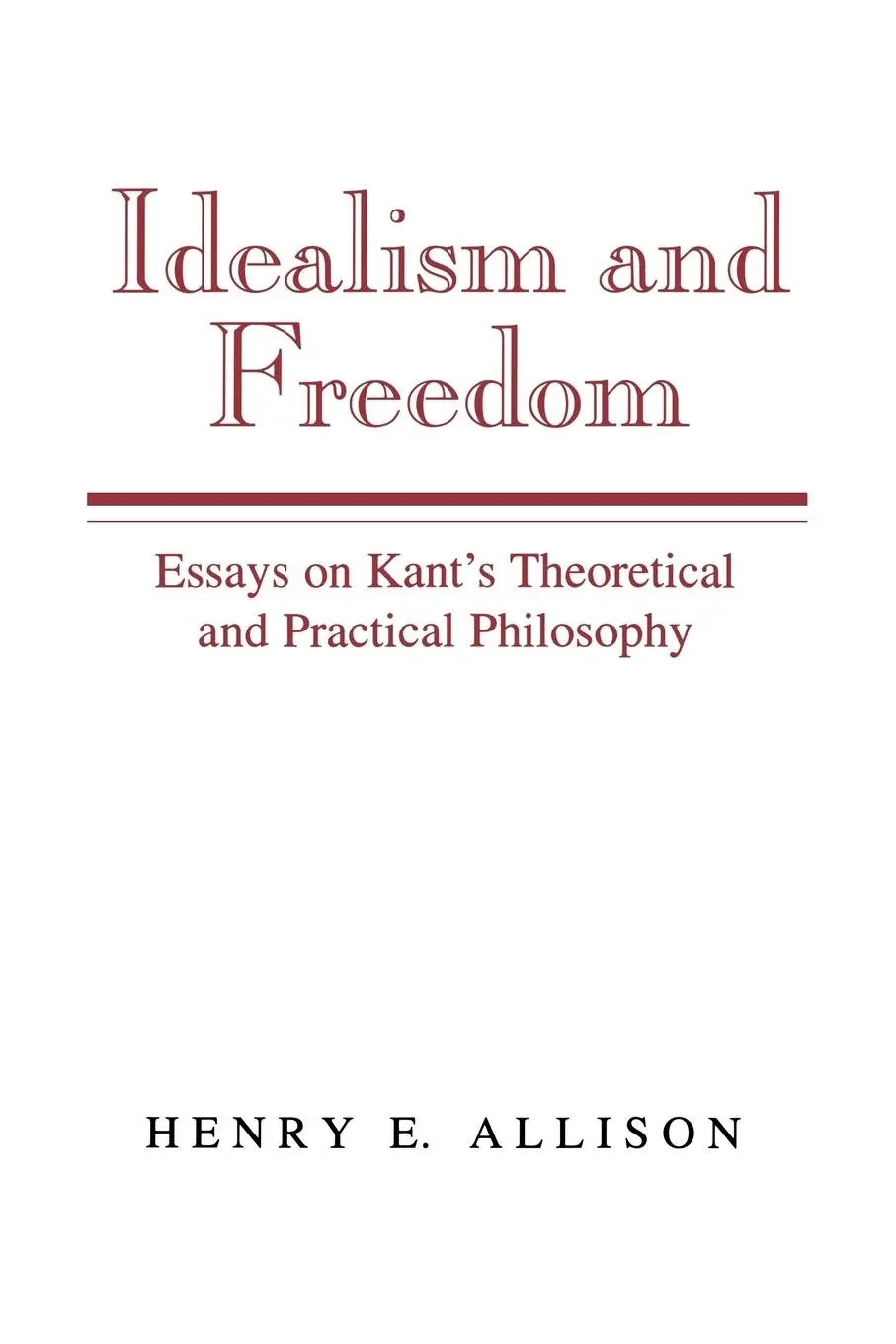 Cover: 9780521483377 | Idealism and Freedom | Henry E. Allison | Taschenbuch | Englisch