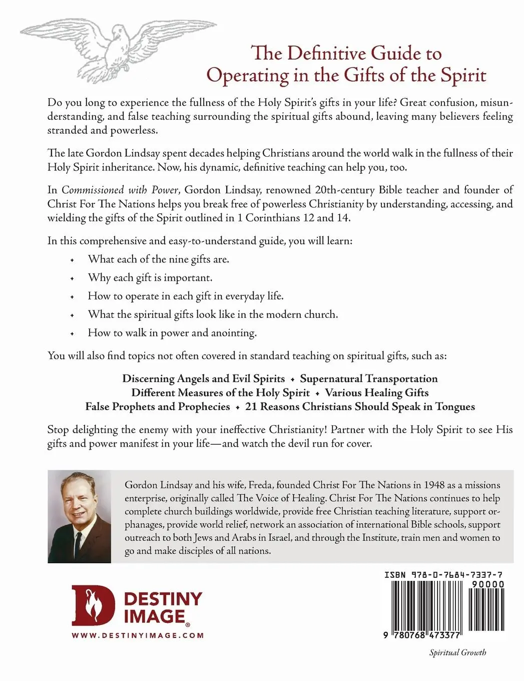 Rückseite: 9780768473377 | Commissioned with Power | Gordon Lindsay | Buch | Englisch | 2024