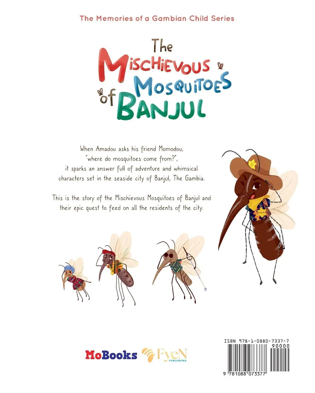 Rückseite: 9781088073377 | The Mischievous Mosquitoes of Banjul | Momodou Ndow (u. a.) | Buch