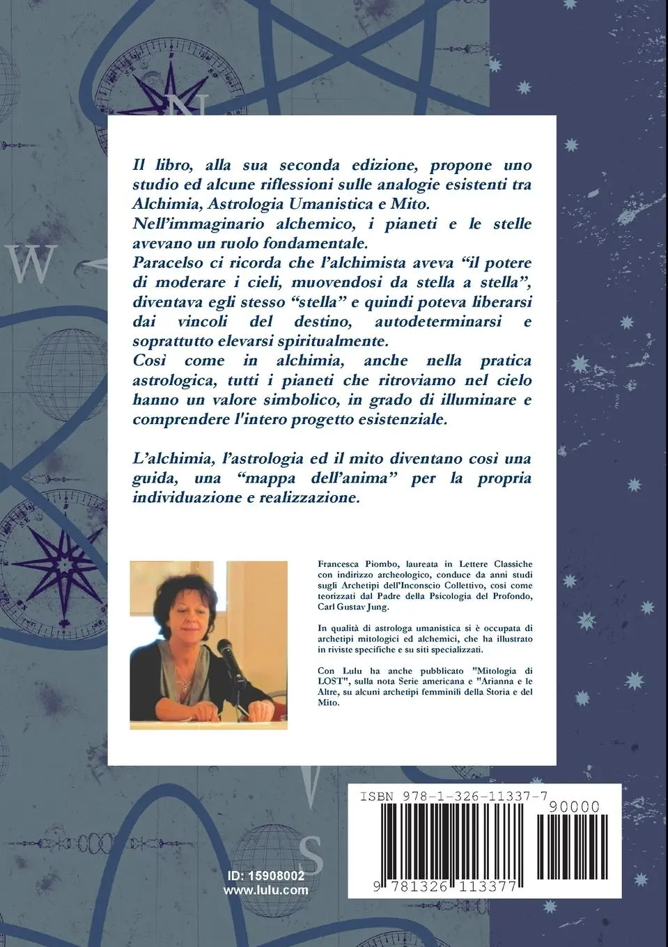 Rückseite: 9781326113377 | L'Alchimia Astrologica | Francesca Piombo | Taschenbuch | Italienisch