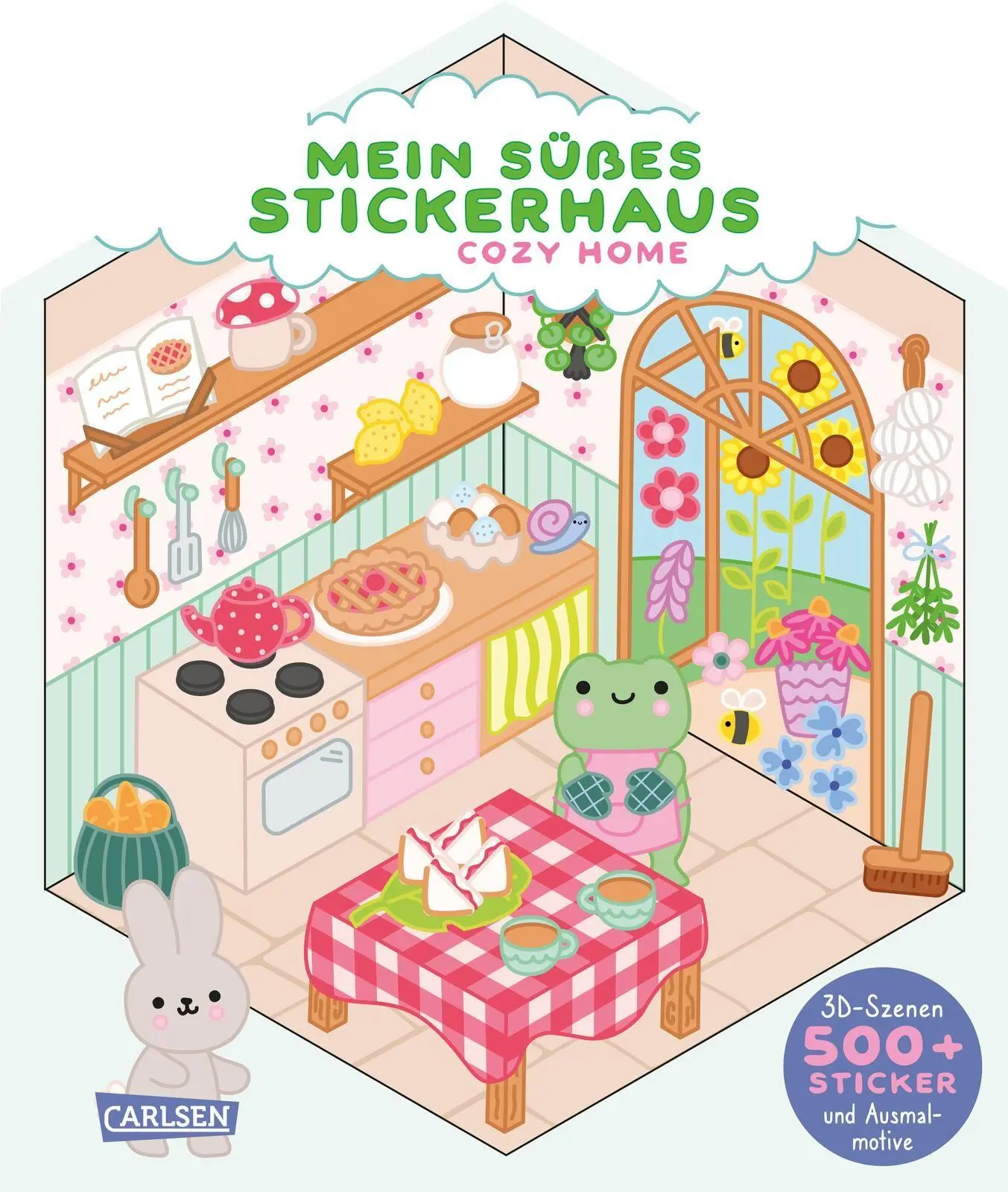 Cover: 9783551193377 | Mein süßes Stickerhaus: Cozy Home | Holly Hurst | Taschenbuch | 48 S.