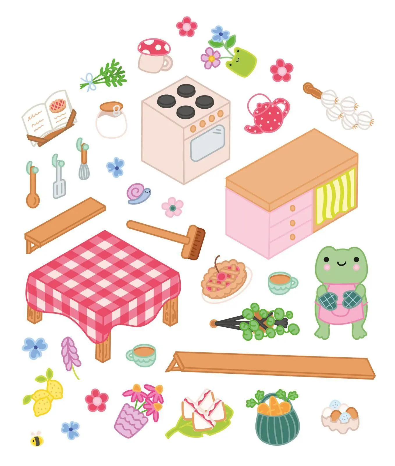 Bild: 9783551193377 | Mein süßes Stickerhaus: Cozy Home | Holly Hurst | Taschenbuch | 48 S.