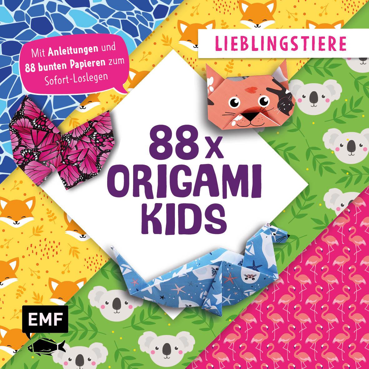 Cover: 9783745923377 | 88 x Origami Kids - Lieblingstiere | Thade Precht | Taschenbuch | 2024