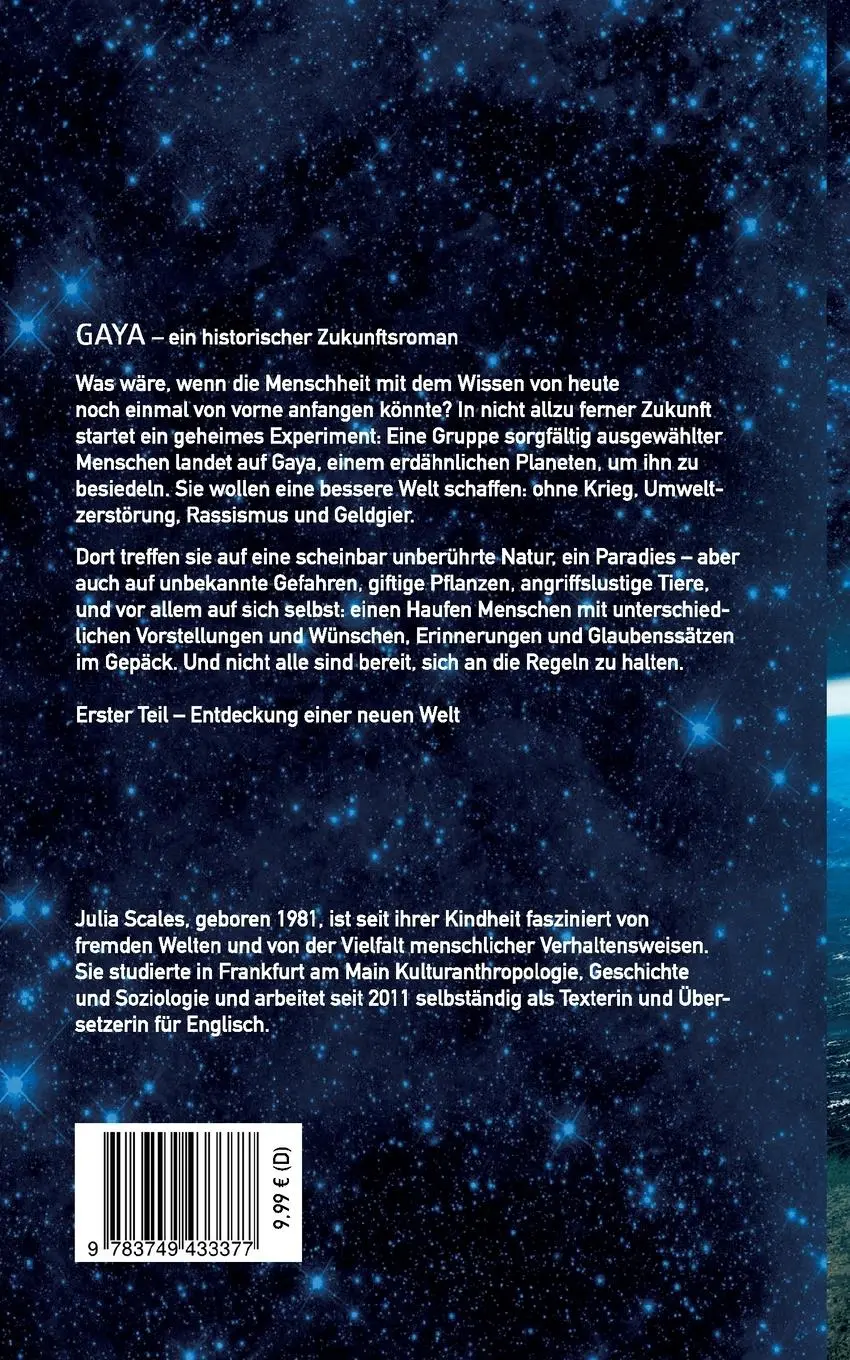 Rückseite: 9783749433377 | Gaya | Entdeckung einer neuen Welt | Julia Scales | Taschenbuch | Gaya
