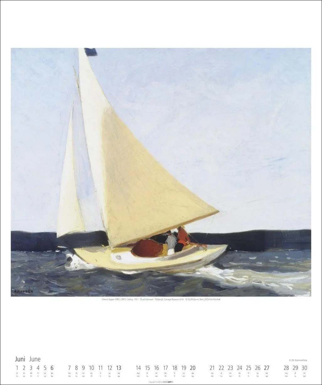 Bild: 9783839903377 | Edward Hopper Kalender 2027 | Edward Hopper | Kalender | Spiralbindung