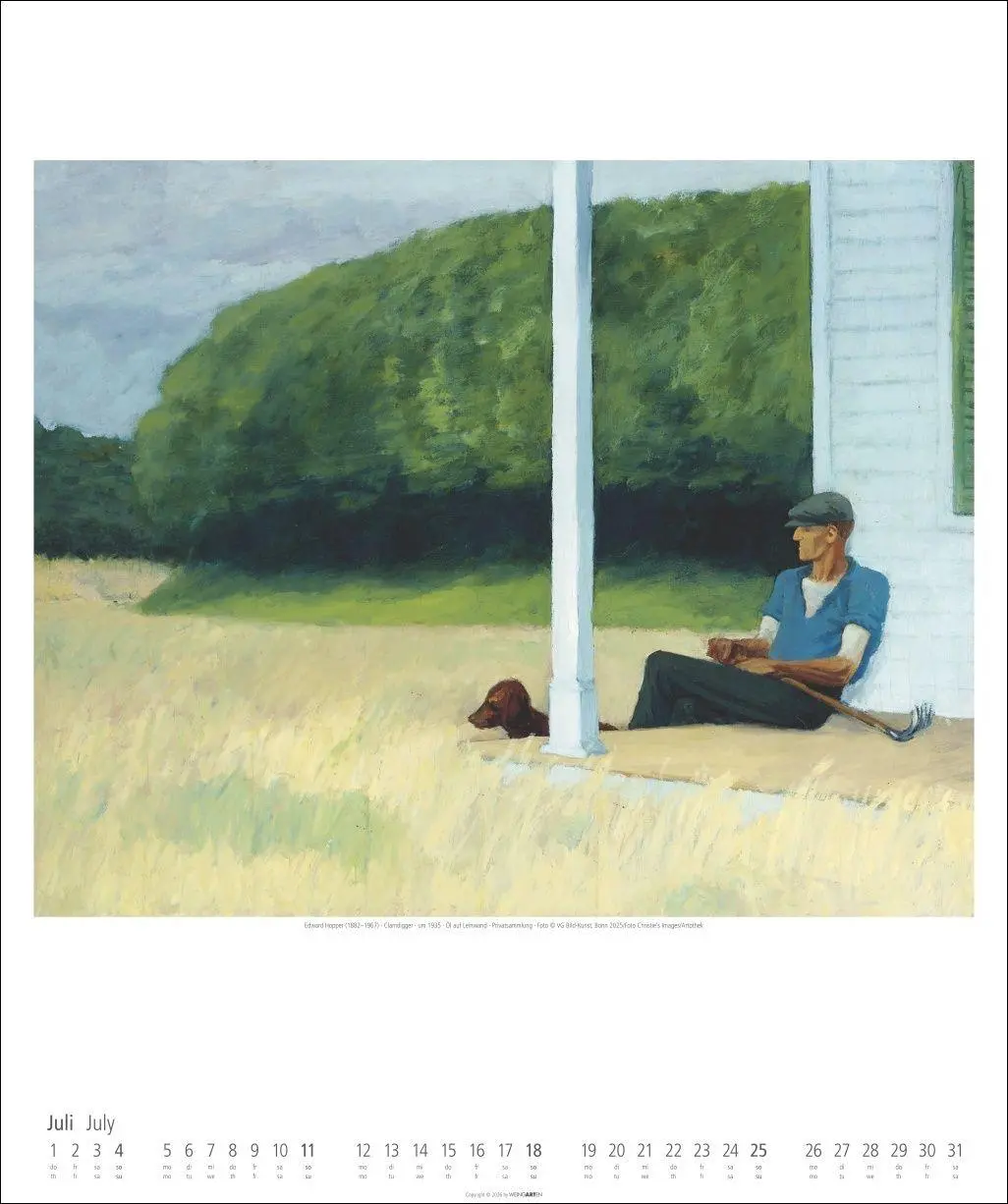 Bild: 9783839903377 | Edward Hopper Kalender 2027 | Edward Hopper | Kalender | Spiralbindung