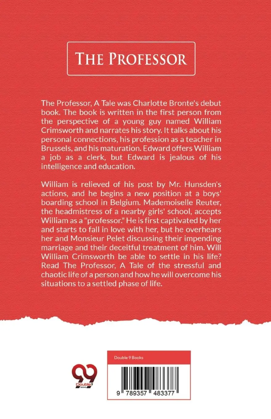 Rückseite: 9789357483377 | The Professor | Charlotte Brontë (u. a.) | Taschenbuch | Englisch