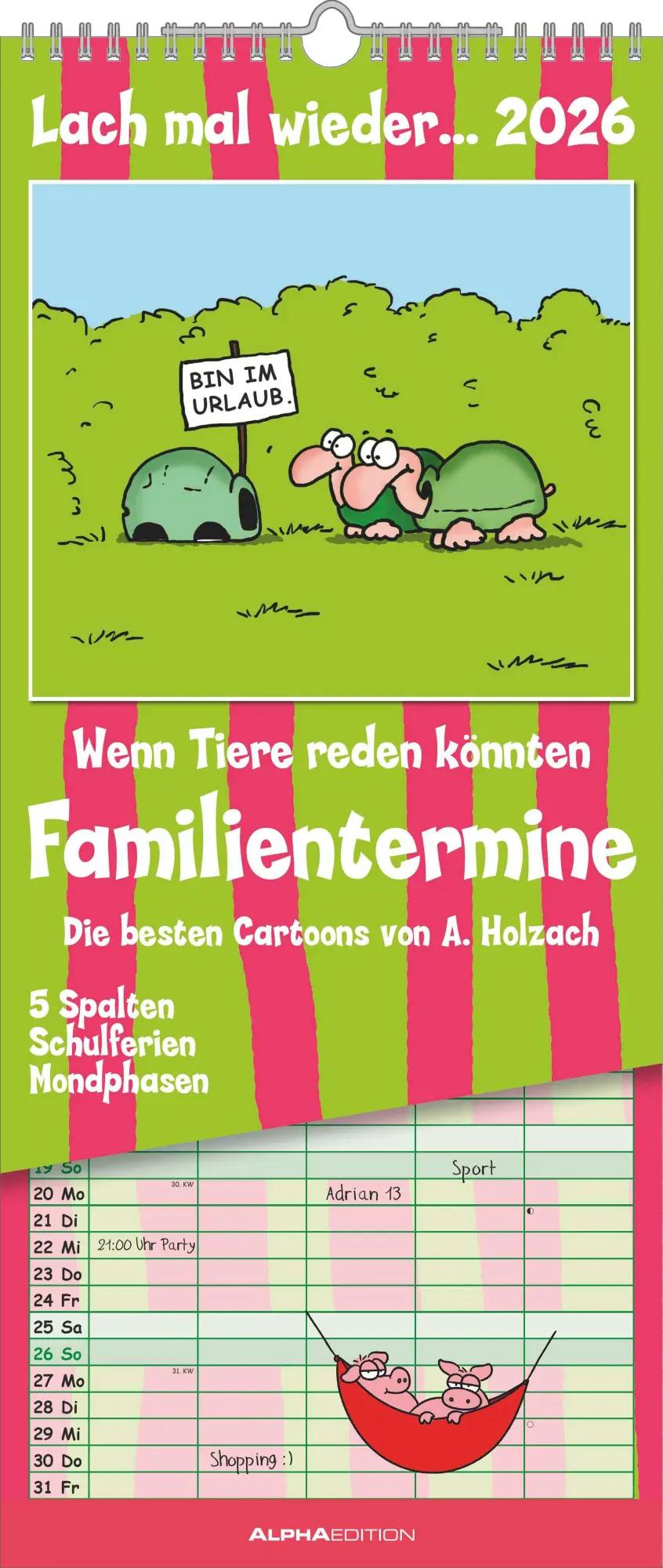 Cover: 4069095003477 | Lach mal wieder... 2026 Familienplaner - Familienkalender -...
