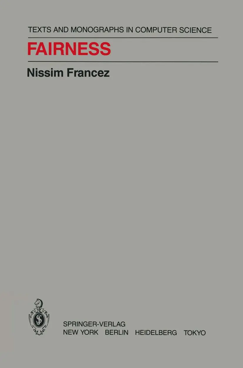 Cover: 9781461293477 | Fairness | Nissim Francez | Taschenbuch | xiv | Englisch | 2011 Cover: 9781461293477 | Fairness | Nissim Francez | Taschenbuch | xiv | Englisch | 2011