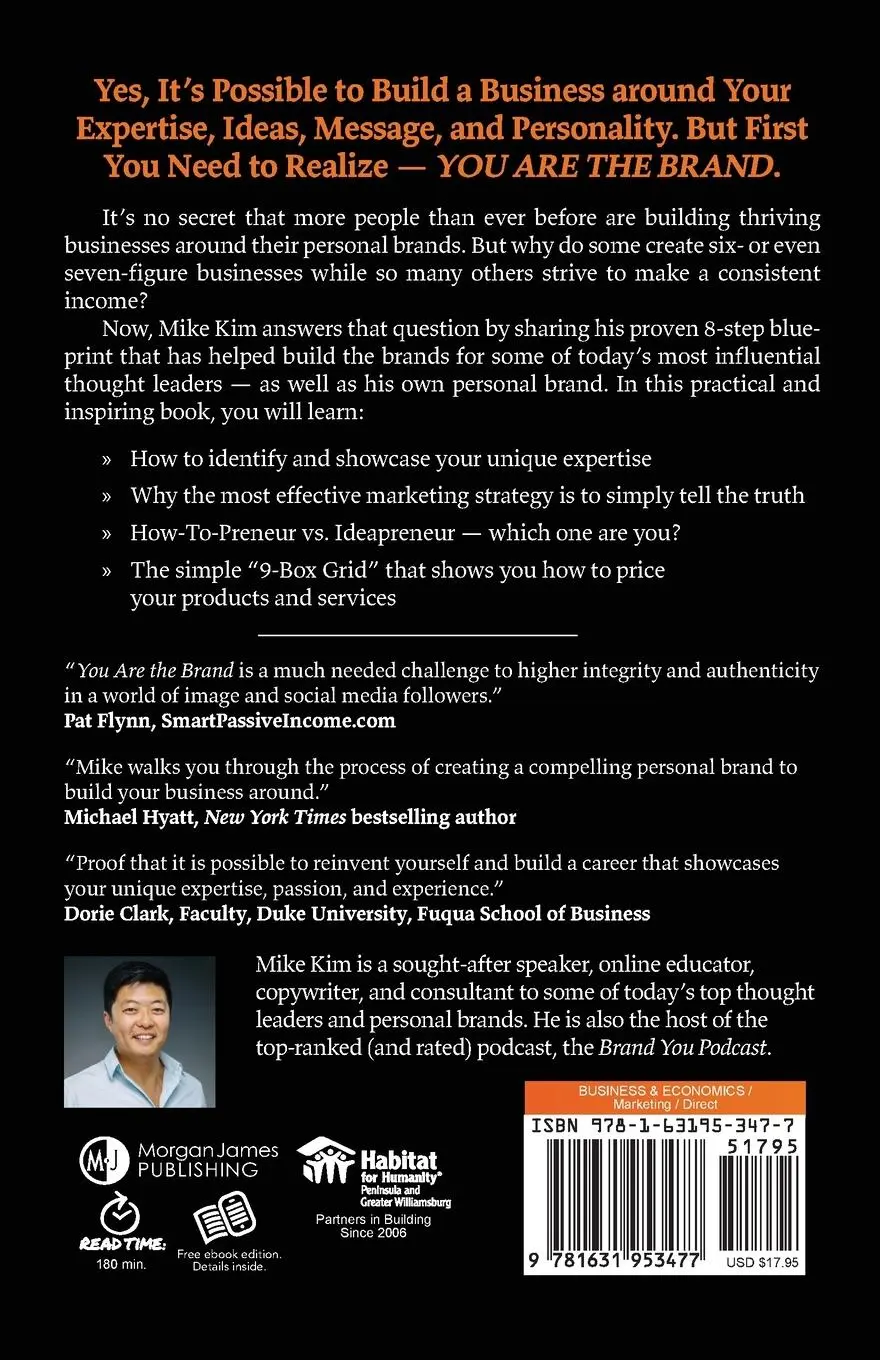Rückseite: 9781631953477 | You Are The Brand | Mike Kim | Taschenbuch | Englisch | 2021