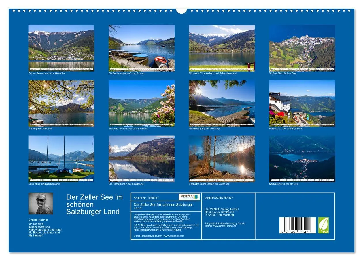 Bild: 9783457753477 | Der Zeller See im schönen Salzburger Land (hochwertiger Premium...
