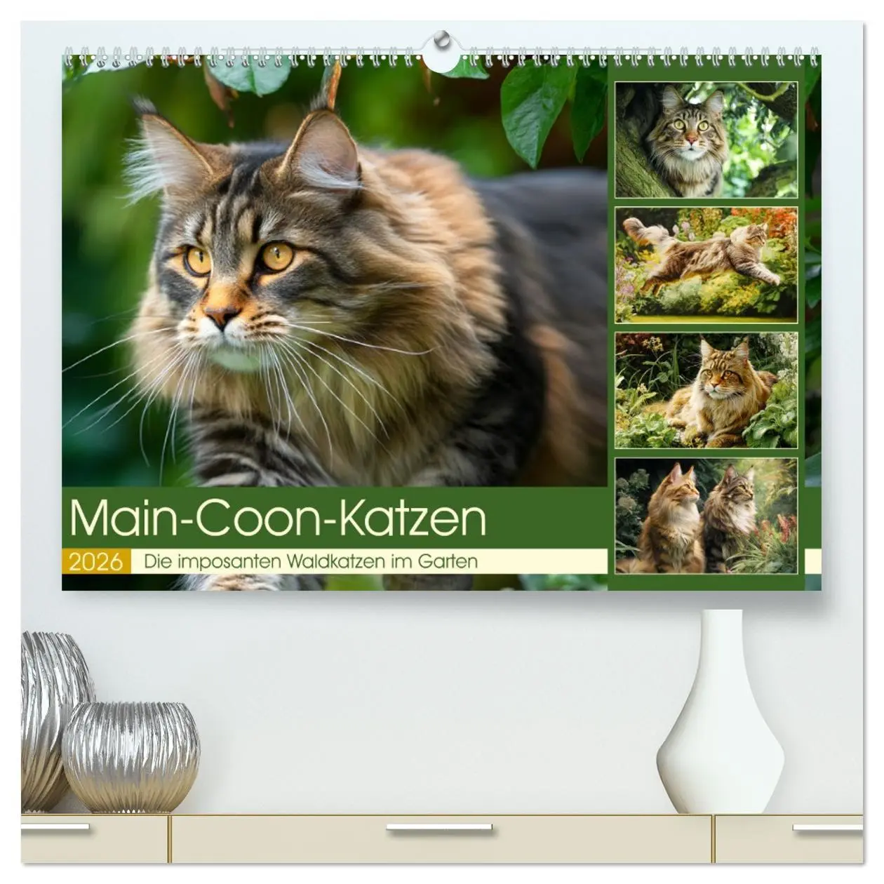 Cover: 9783457993477 | Main-Coon-Katzen. Die imposanten Waldkatzen im Garten (hochwertiger...