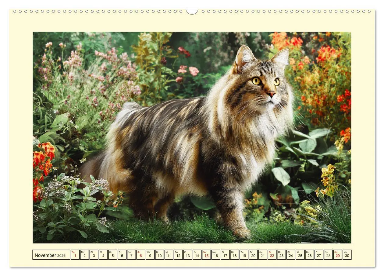 Bild: 9783457993477 | Main-Coon-Katzen. Die imposanten Waldkatzen im Garten (hochwertiger...