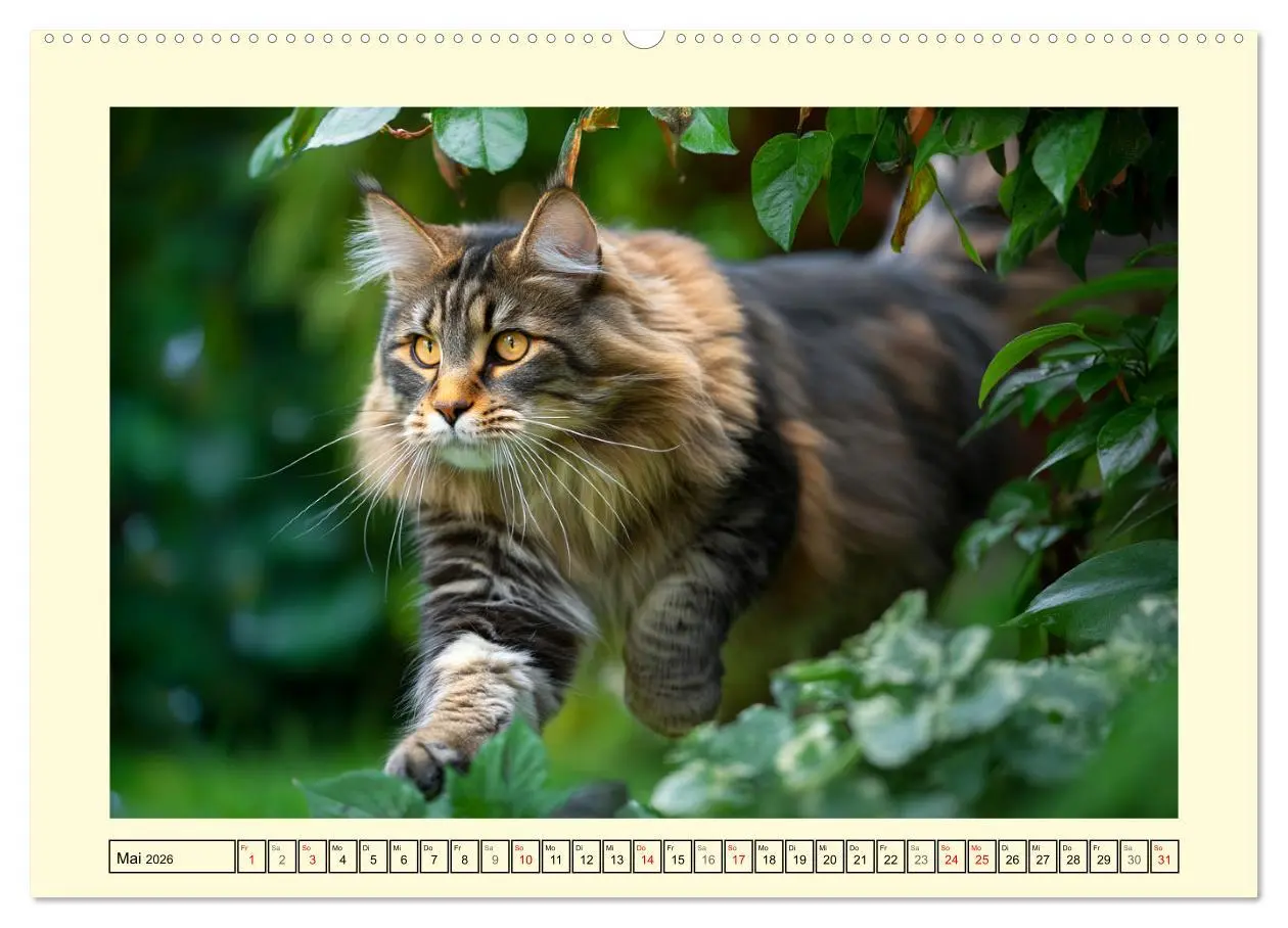 Bild: 9783457993477 | Main-Coon-Katzen. Die imposanten Waldkatzen im Garten (hochwertiger...